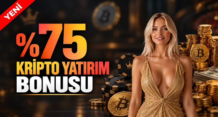 %75 Kripto Yatırım Bonusu